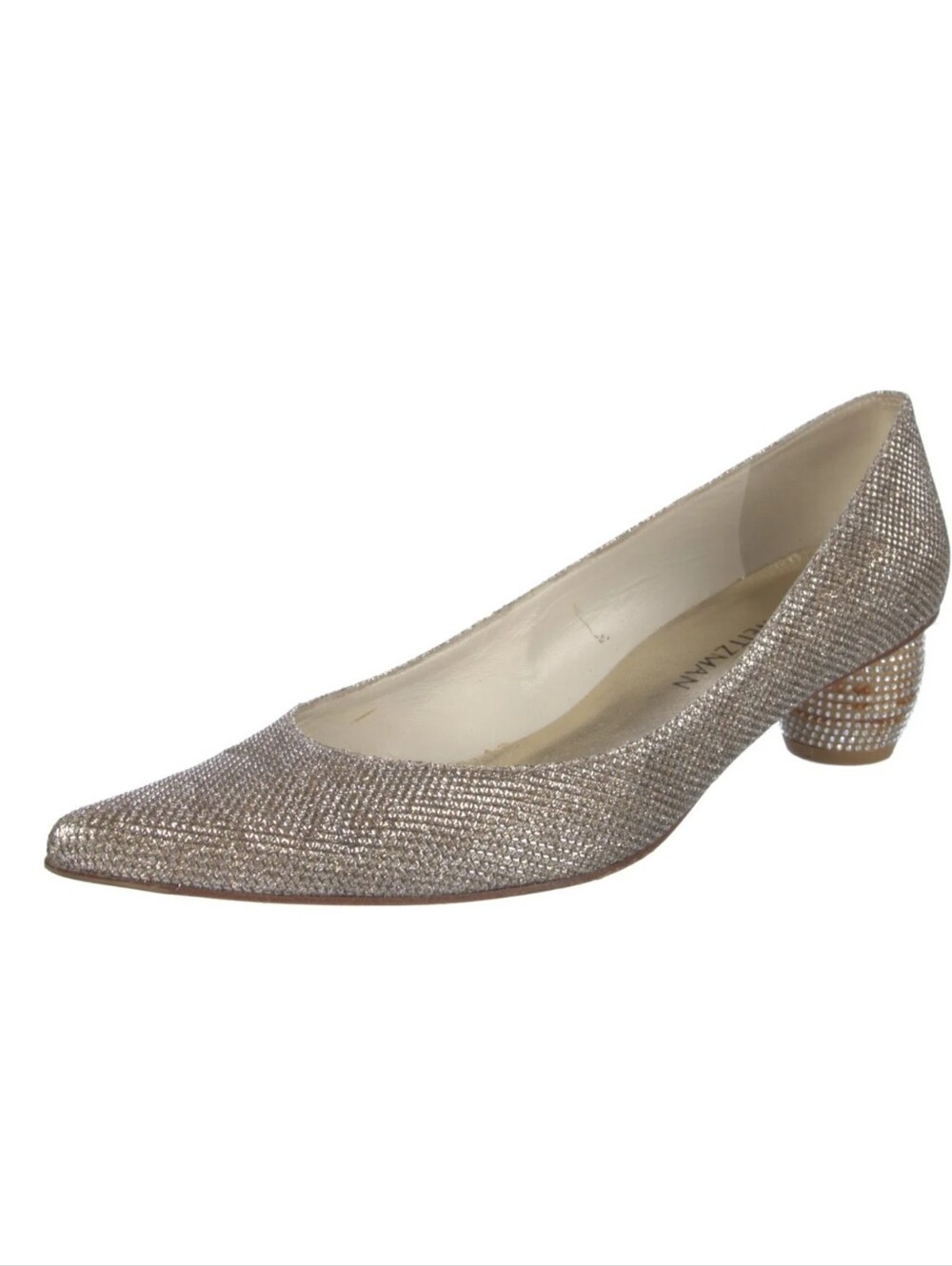 Stuart Weitzman Pocoglobe Pointy Toe Pump Size 8.5 Narrow